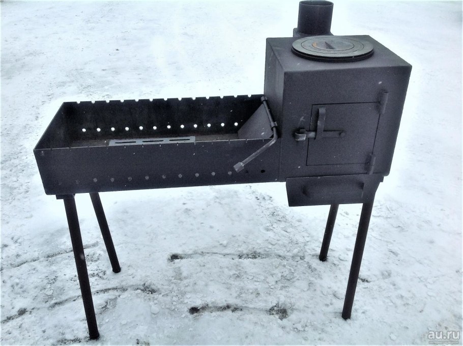 Мангал смокер из газовых баллонов чертежи
