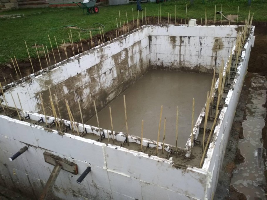 Несъемная опалубка для бассейна Каскад