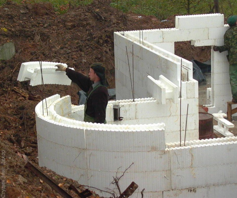 Несъемная пенополистирольная опалубка