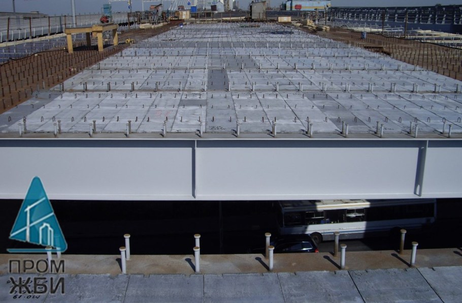 Несъемная опалубка для плиты