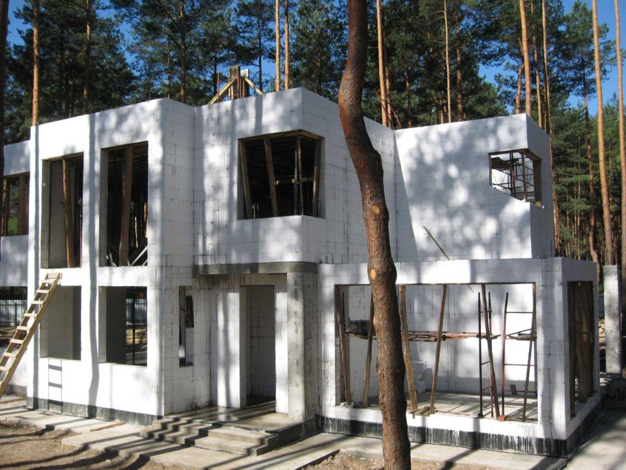 Несъемная опалубка ПСБ фундамента