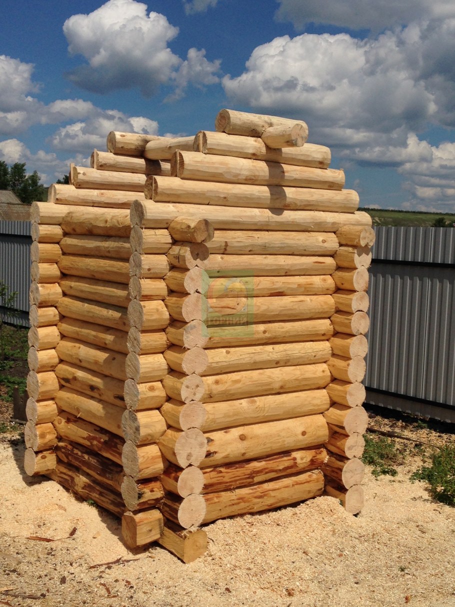 Летний душ из веток