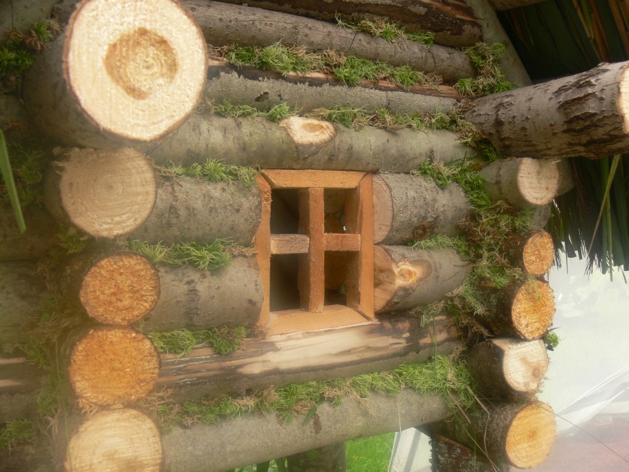 Туалет в деревянном срубе