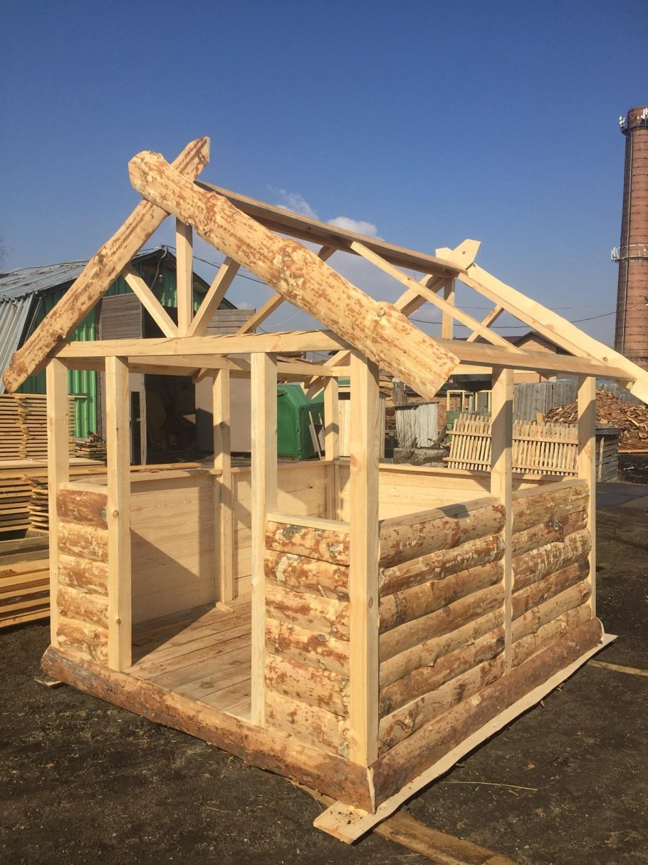 Душевая в деревянном доме