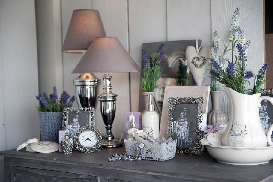 Шебби Шик в интерьере гостиной