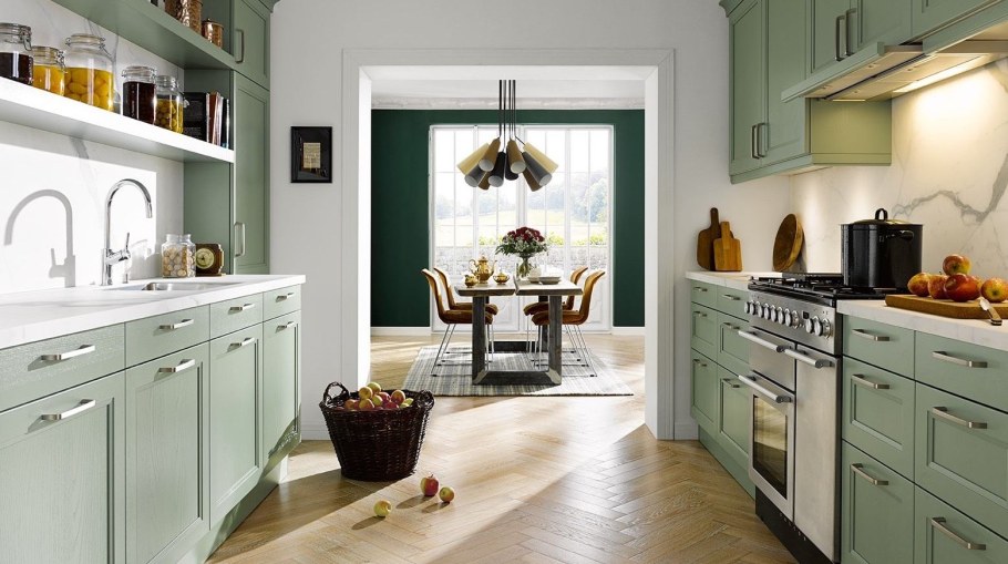 Кухни салатовые