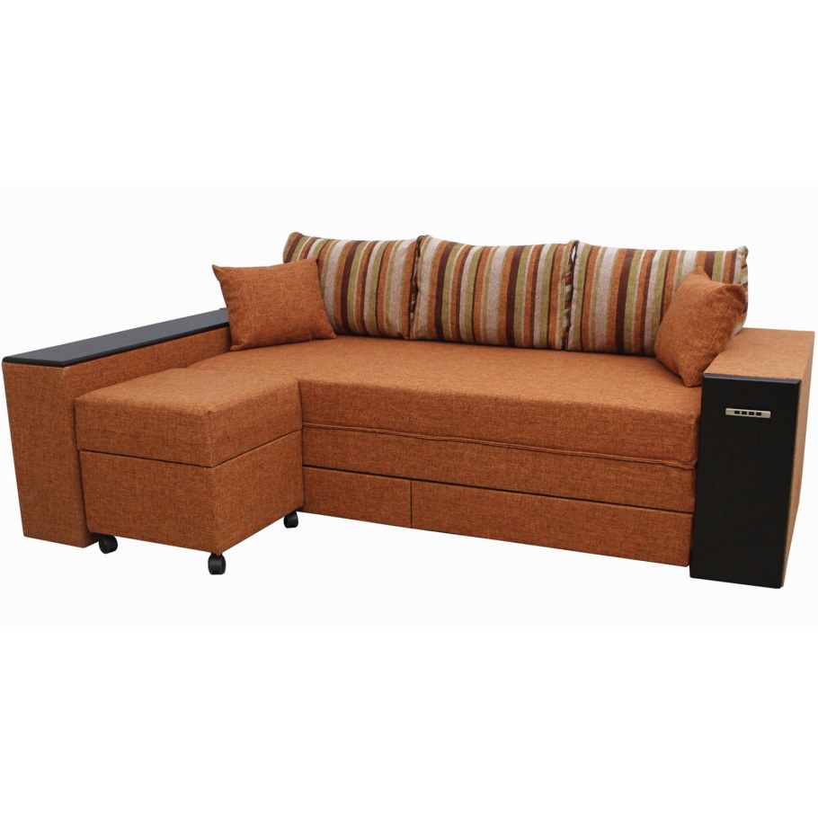 Мягкий диван угловой Лотос