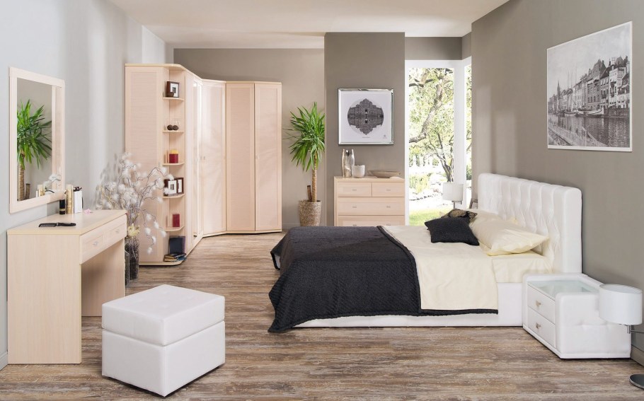 Лазурит спальня Магна орех Клифтон