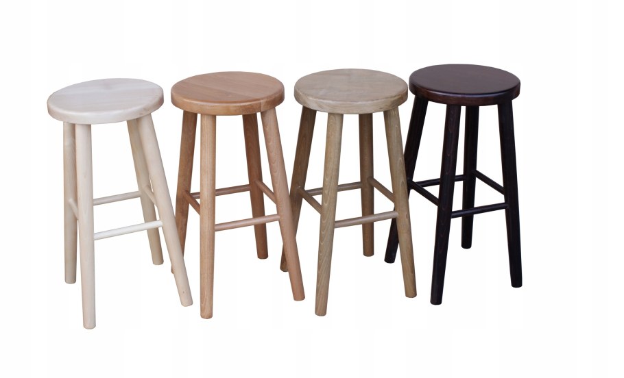 Табурет Сканди круглый для кухни табуретка деревянный