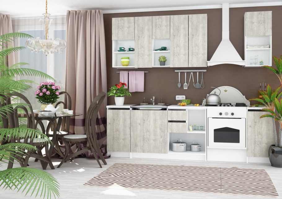 Кухня Валерия угловая Сурская мебель