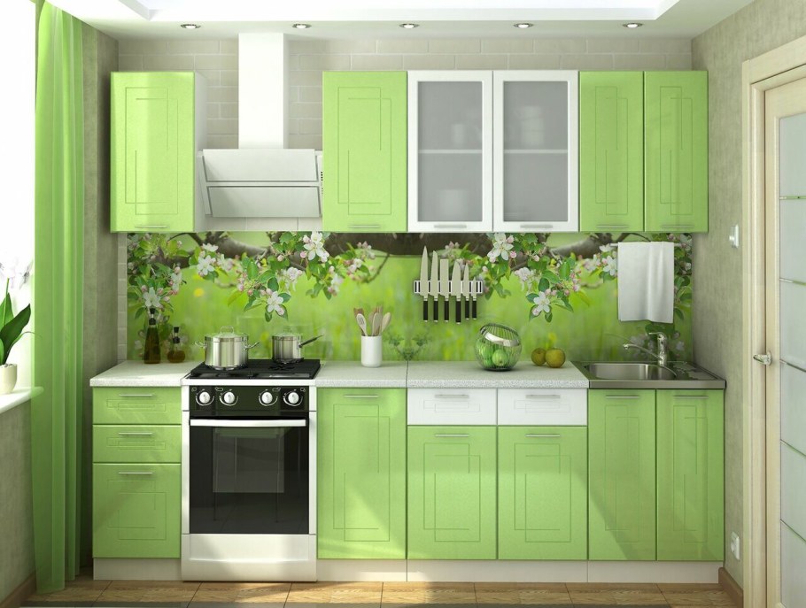 Кухонный гарнитур Греция Сурская мебель