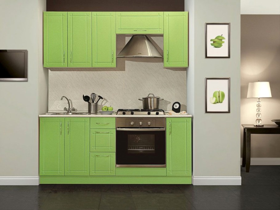 Кухня Глетчер маренго Силк