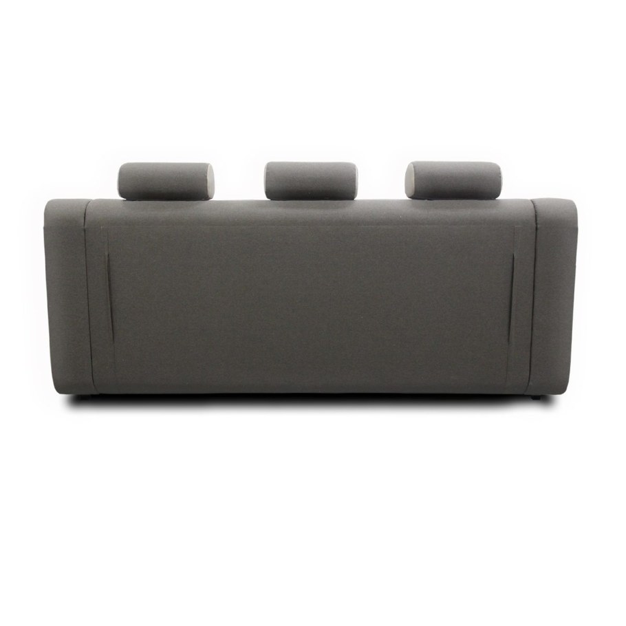 Синий диван вид сзади