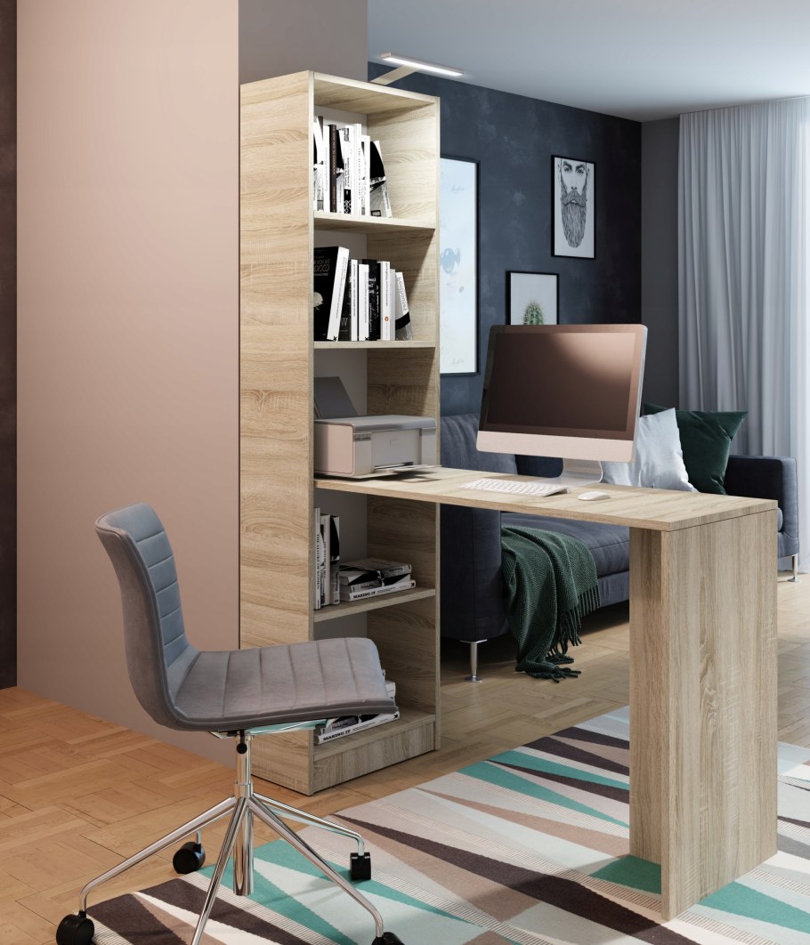 Стол компьютерный Фаворит венге/дуб молочный