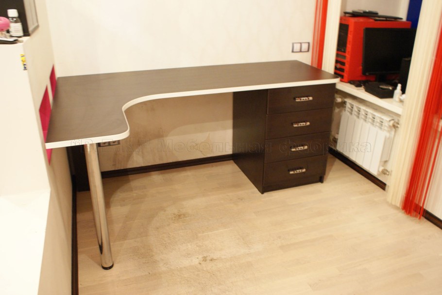 Стол письменный Сити-3 ст-106 (ясень шимо темный)