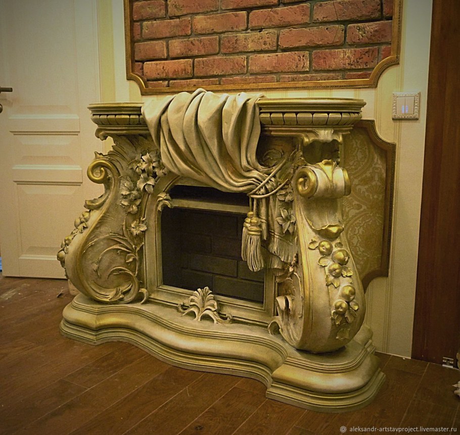 Лепной декор для камина