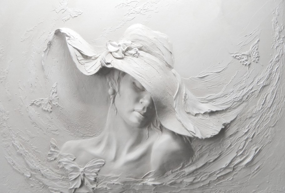 Студия барельеф художник Александр Плющев