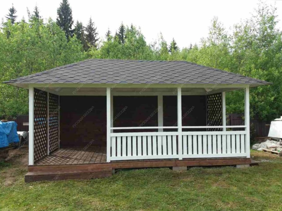 Гринвуд беседка односкатная