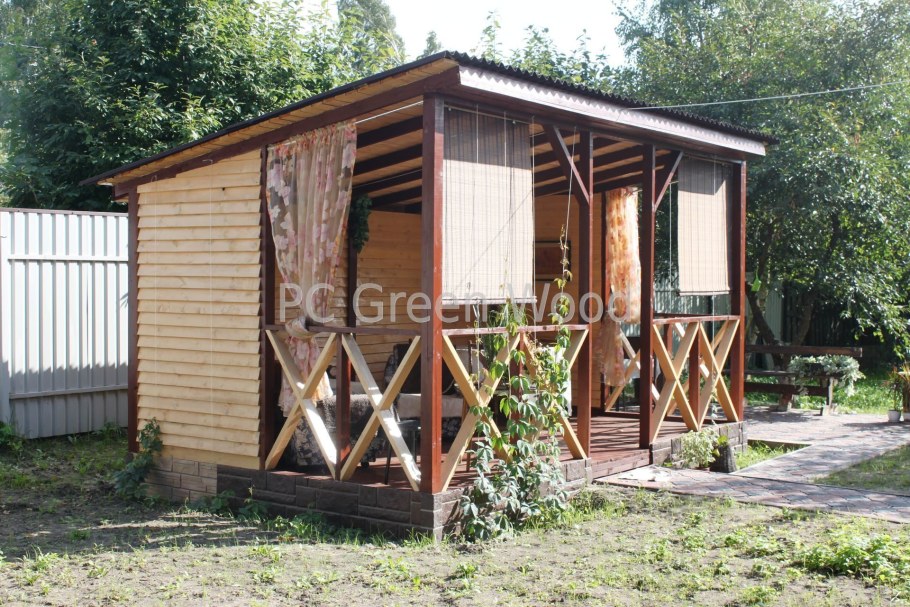 Пергола деревянная 3х5