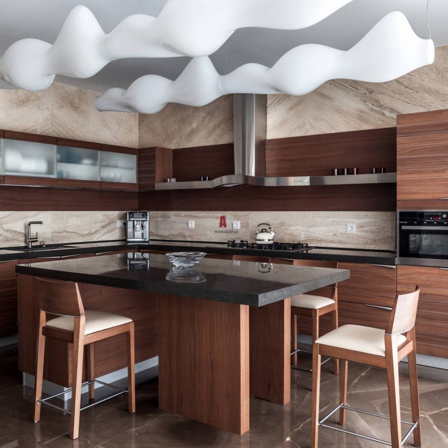 Дизайнерские интерьеры кухни 2023