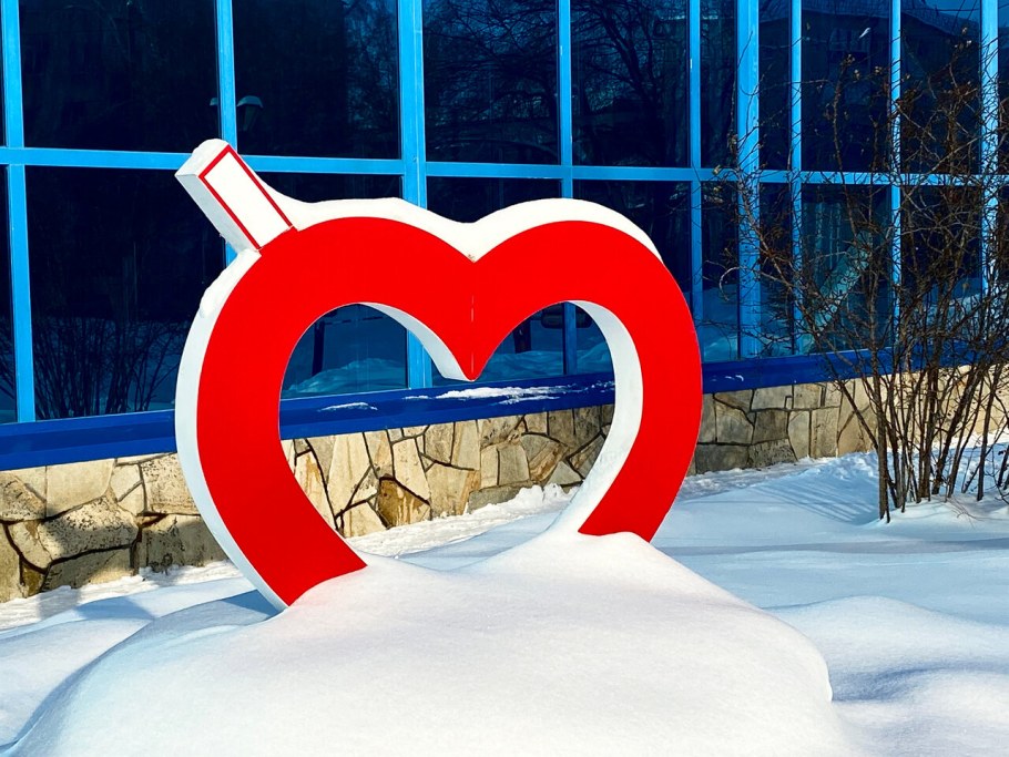 Новогодние арт объекты в Сибае