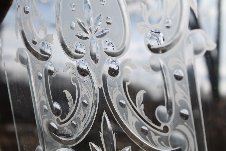 Украшение стекла механическое алмазная грань