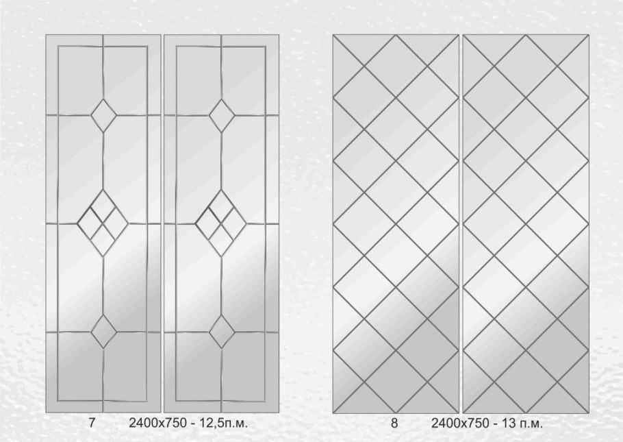Шкаф- купе Фиеста (зеркало с фацетом)