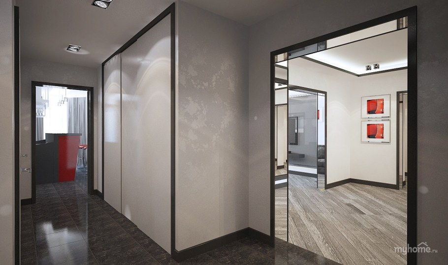 Холл в трешке п44