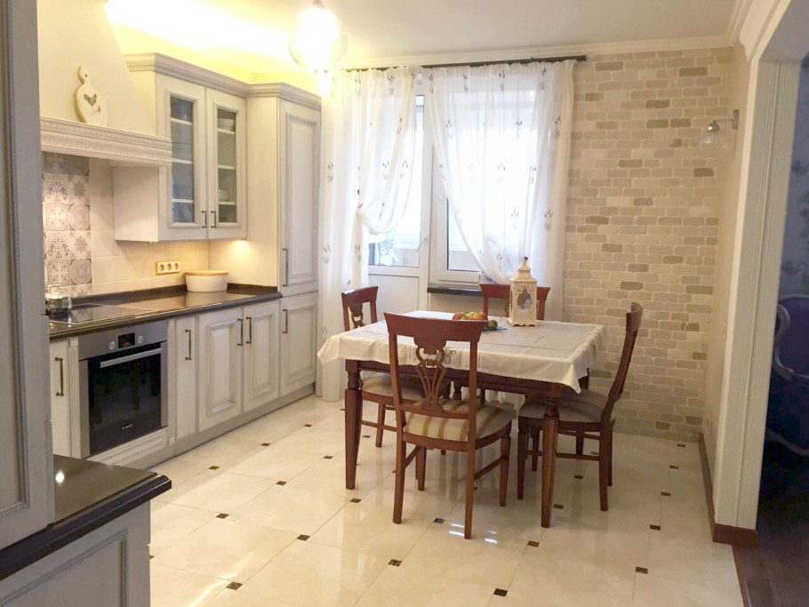 Планировка кухни п44 трешка