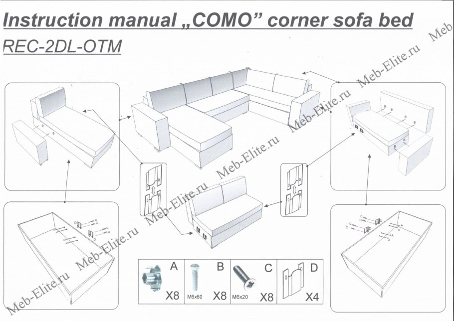 Corner Sofa угловой диван