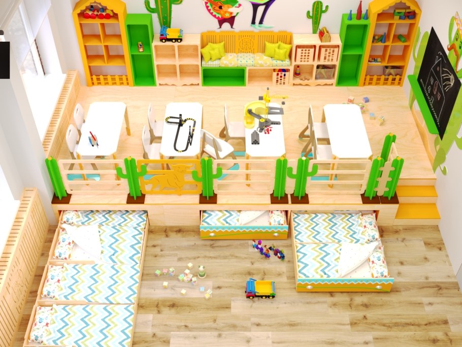 Детская для дошкольника интерьер