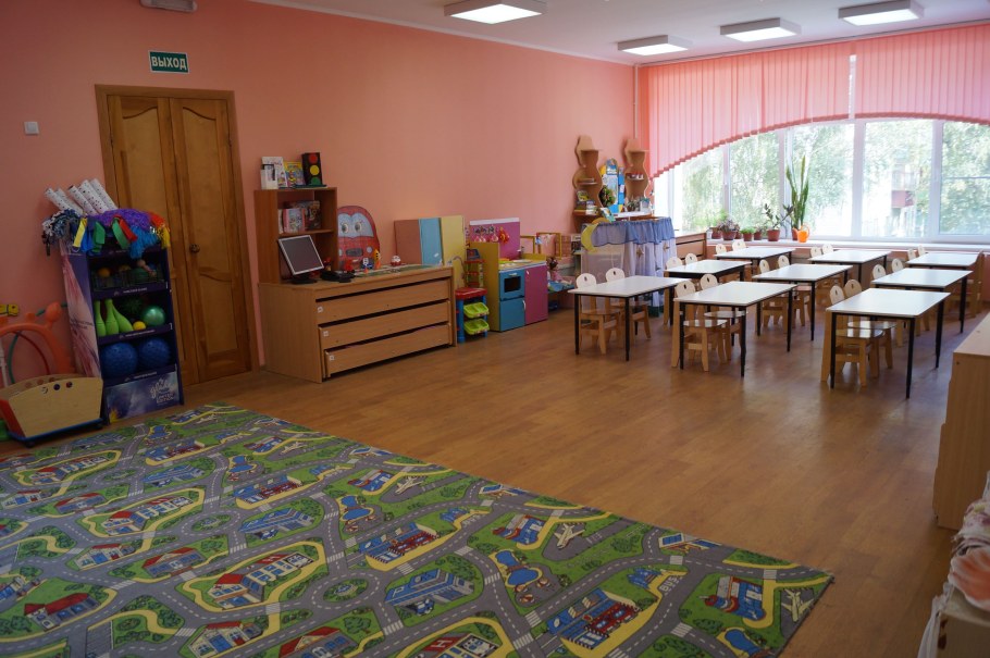 Спальня в детском саду