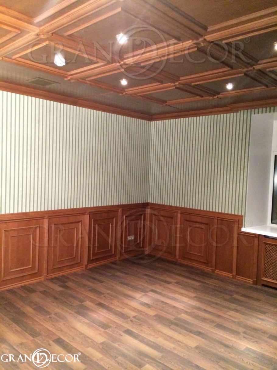 Отделка стен ДВП