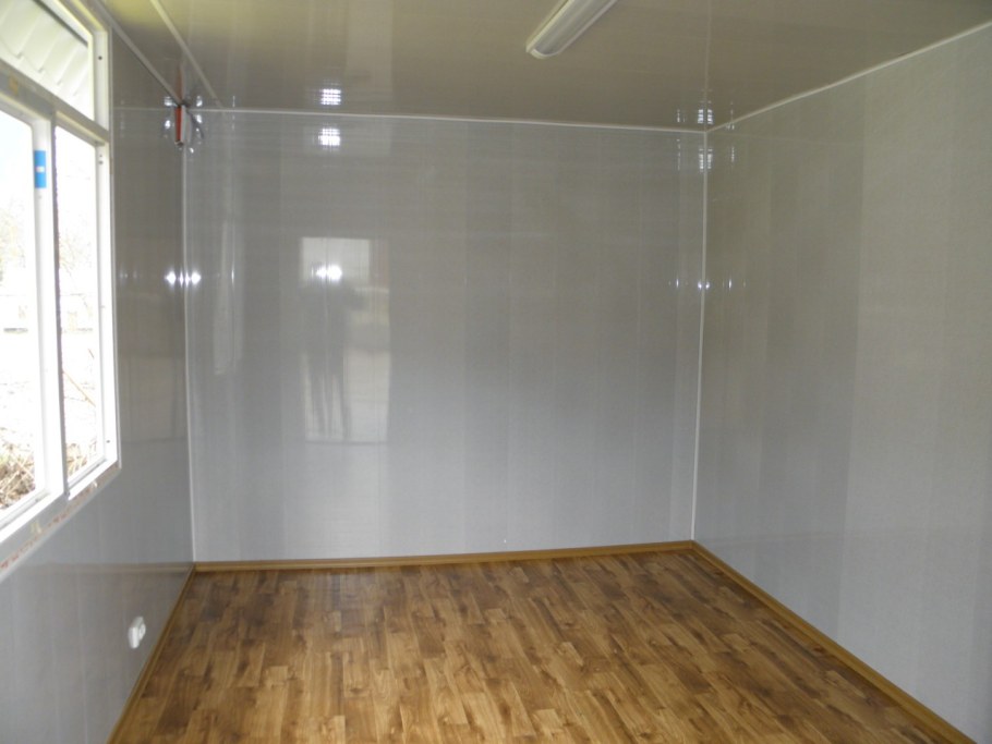 Строительная бытовка БК-004 2,5х4,5 (шв 10, уг 7) вагонка