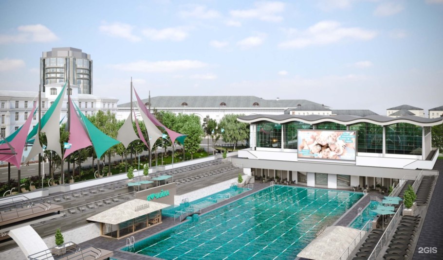 Москва бассейн Чайка под открытым небом