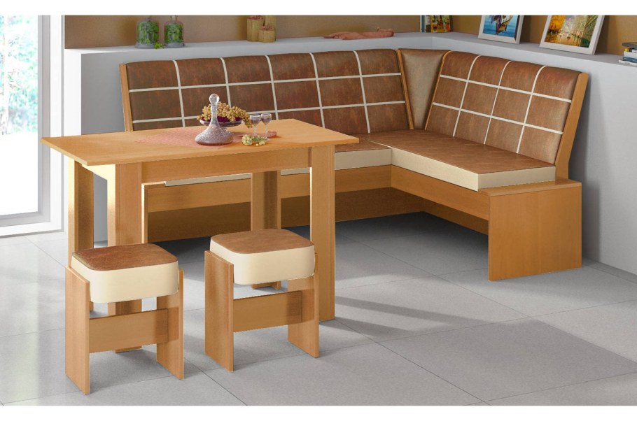 Скамья угловая дебют Люкс