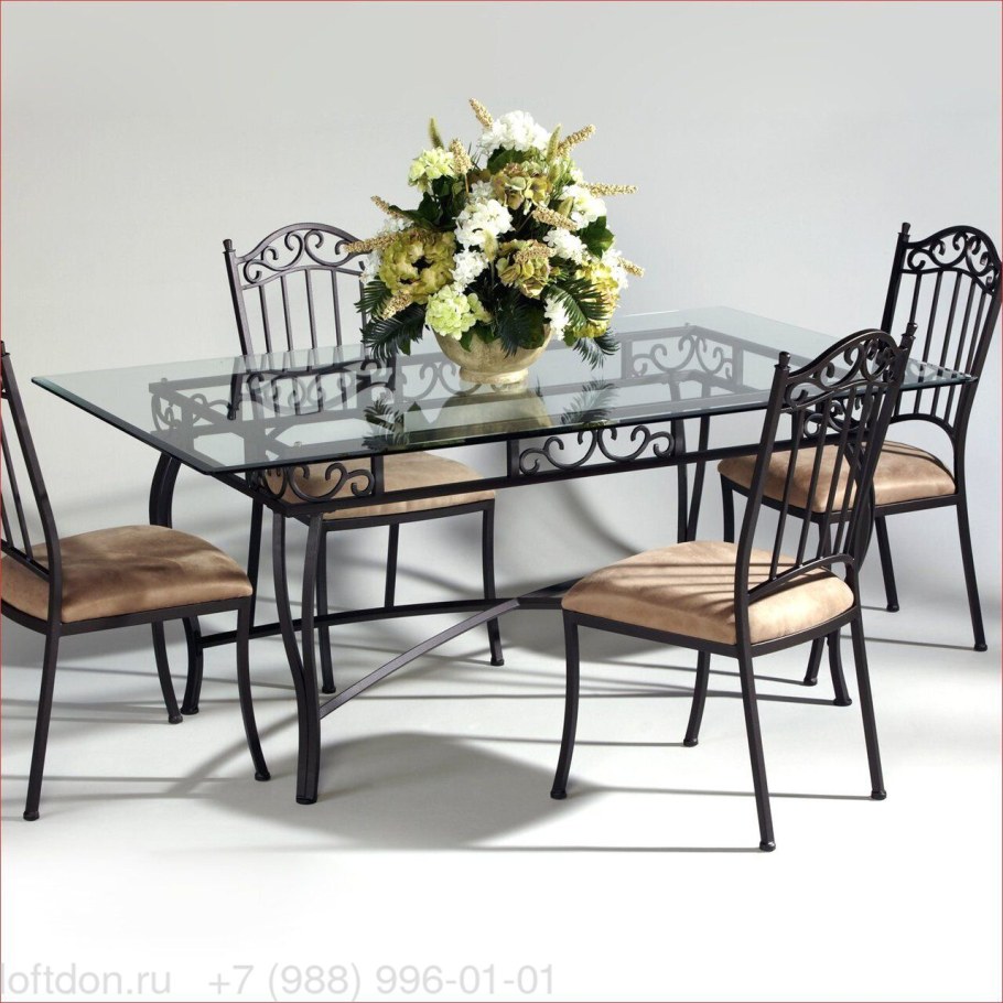 Кованая мебель в интерьере