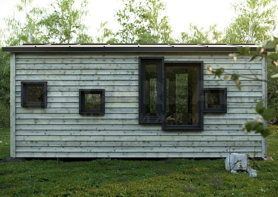 Домик из вагончика