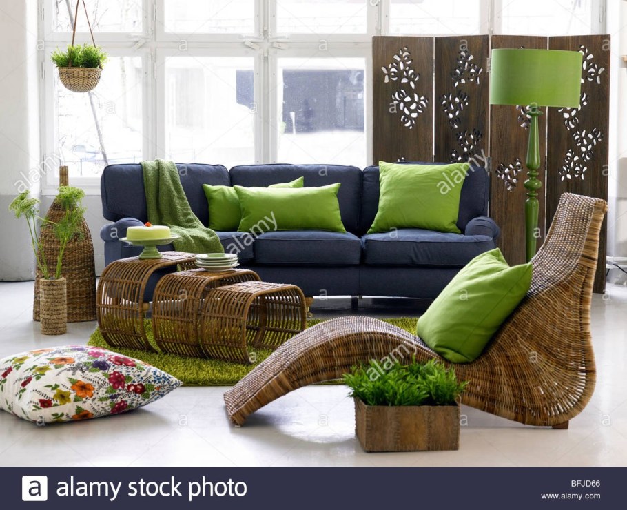 Яркий интерьер