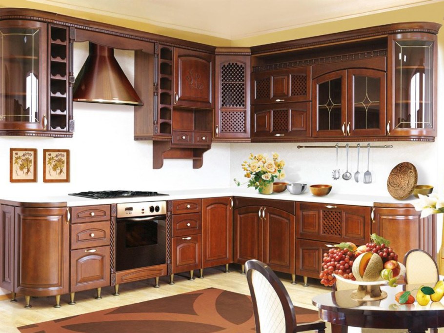 Кухня из сосны