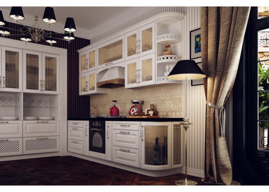 Кухня дуб рустикальный мебель Черноземья