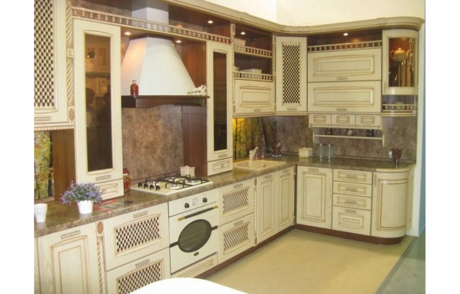 Кухня Трапеза массив Люкс Боровичи