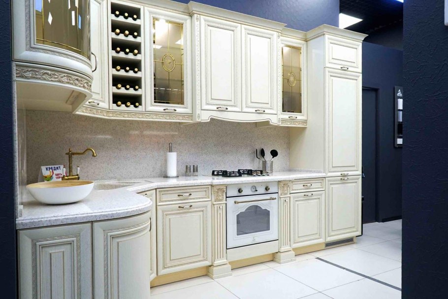 Зов кухня Глазго с патиной