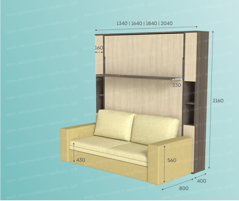 Шкаф-кровать Wall Bed