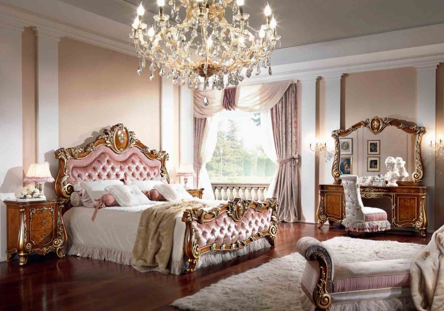 Спальня в стиле Барокко и рококо