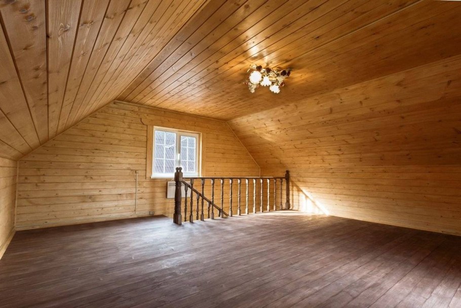 Обшивка мансарды