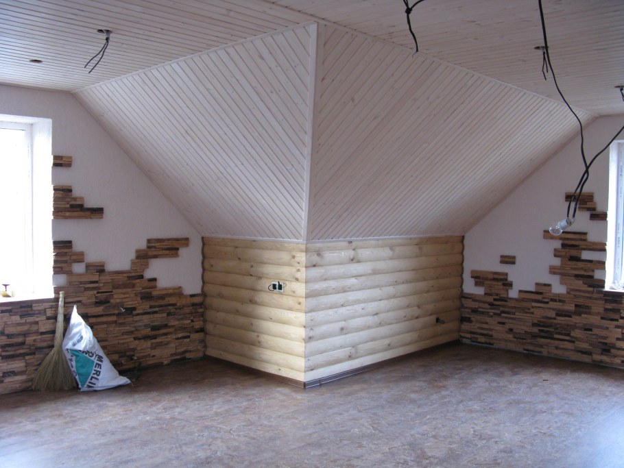 Отделочные материалы для мансарды