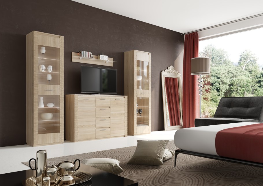 Гостиная "Элана" дуб сонома