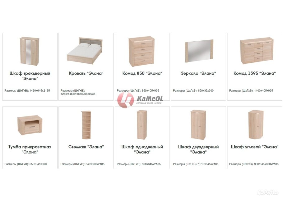 Шкаф Элана Мебельград