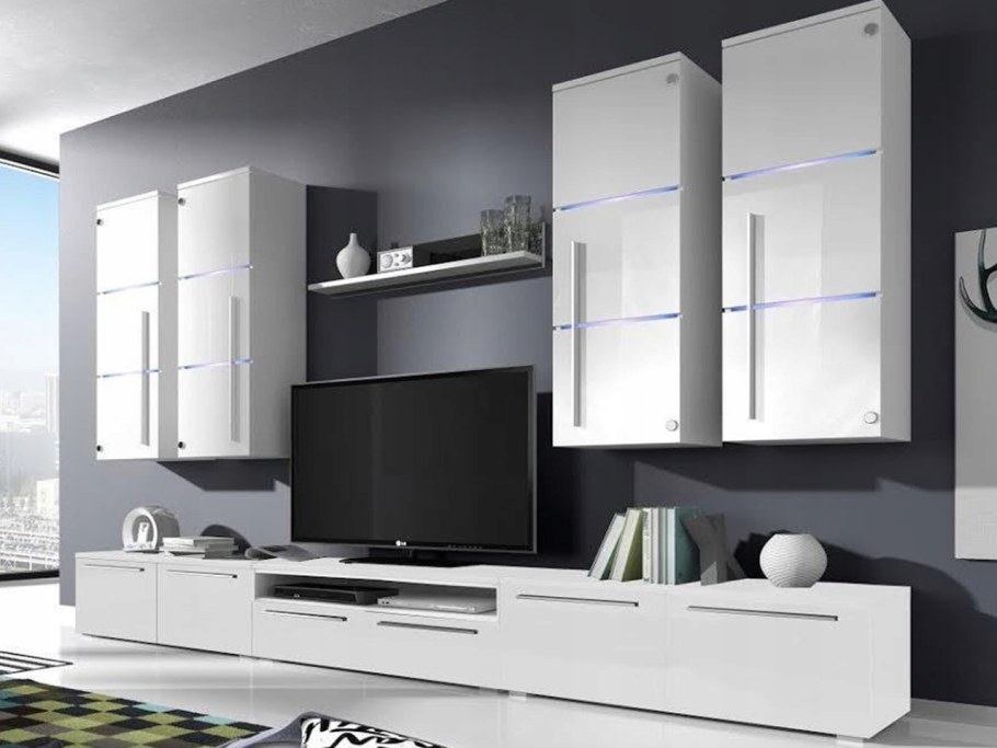 Стенка Vigo черный глянец